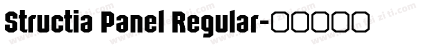 Structia Panel Regular字体转换